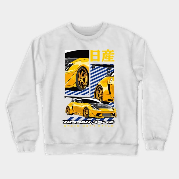 350z Performance Machine Crewneck Sweatshirt by Harrisaputra